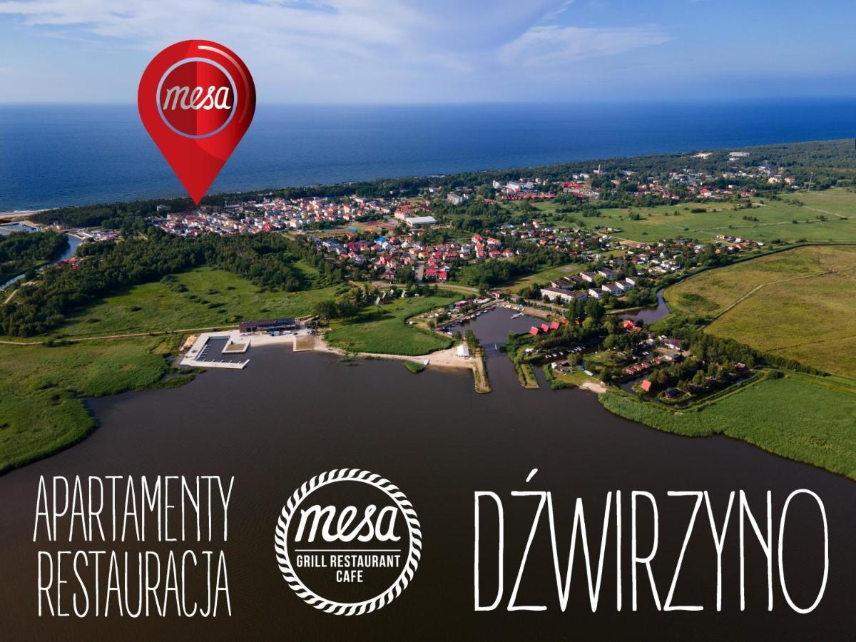 Apartamenty Mesa Grill Restaurant Cafe Dźwirzyno Exterior foto